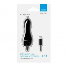 Автомобильное зарядное устройство Deppa micro USB, 2.1A