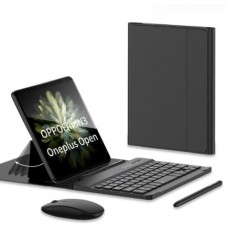 Беспроводная Bluetooth-клавиатура + мышь + емкостный стилус для смартфона/планшета Black