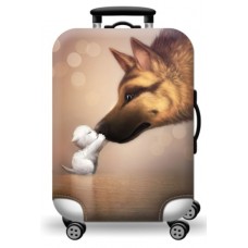 Чехол для чемодана размер L (25"-28") Dog and Cat