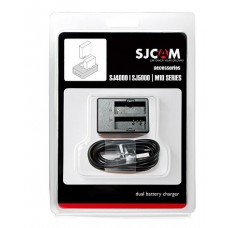 Зарядное устройство на 2 батареи для SJCam SJ4000/SJ5000/M10