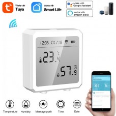 Датчик температуры и влажности Tuya Smart Life с Wi-Fi