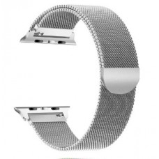 Металлический ремешок для Apple Watch 42 mm/44 mm/45 mm/49 mm с магнитной застежкой Silver
