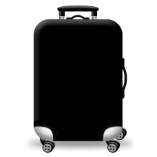 Чехол для чемодана размер S (18"-20") Black