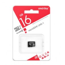 Карта памяти MicroSD 16GB Smartbuy
