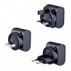 Унисальный переходник EU+US+UK Remax RP-U192 Tupe-c 30W