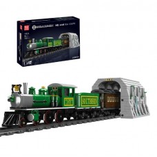 Конструктор MOULD KING 12024 4-4-0 Steam Locomotives на пульте + железная дорога