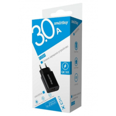 Сетевой USB адаптор SmartBuy FLASH QC3.0, 3А