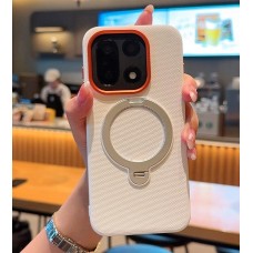 Чехол с Magsafe для OnePlus 13T/13S White-Orange