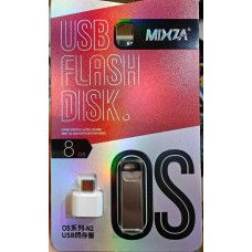 Карта памяти USB 8Gb Mixza + OTG Type-C