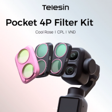 Набор магнитных фильтров Telesin CPL+VND2-32+ CoolRose для DJI Osmo Pocket 4P