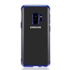 Силиконовый чехол с окантовкой Samsung Galaxy A10 Blue