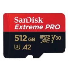 Карта памяти MicroSD SanDisk 512GB Extreme Pro UHS-I U3 V30 A2 200MB/s