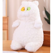 Мягкая игрушка кот белый 40 см