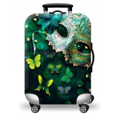 Чехол для чемодана размер L (25"-28") Butterflies and Mask