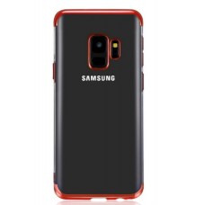 Силиконовый чехол с окантовкой Samsung Galaxy A20/A30 Red
