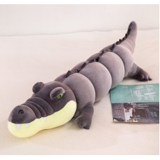 Мягкая игрушка крокодил 180 см серый