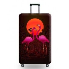 Чехол для чемодана размер M (22"-24") Flamingo