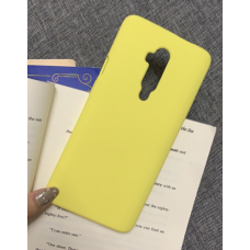 Чехол накладка Silicone Cover OnePlus 8 Yellow