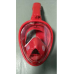 Маска для снорклинга с креплением под GoPro S/M Red