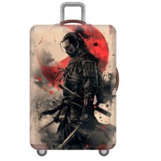 Чехол для чемодана размер M (22"-24") Japanese Samurai
