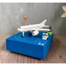 Деревянная музыкальная игрушка Самолет