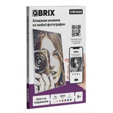 QBRIX Алмазная фото-мозаика на подрамнике VINTAGE А4