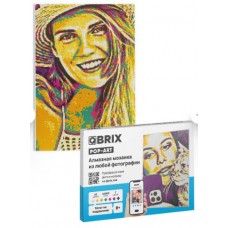 QBRIX Алмазная фото-мозаика на подрамнике POP-ART А3