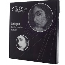 RINGSTRING Картина нитью из любой фотографии, основа квадрат