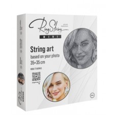 RINGSTRING Картина нитью из любой фотографии, основа квадрат Mini