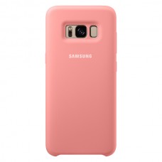 Чехол накладка Samsung Silicone Cover для Samsung Galaxy S8 Rose