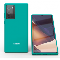Чехол накладка Samsung Silicone Cover для Samsung Galaxу Note 20 Green
