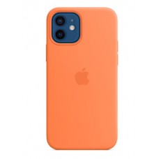 Чехол накладка Silicone Cover для Apple iPhone 12/12 Pro Orange