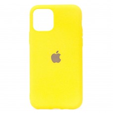 Чехол накладка Silicone Cover для Apple iPhone 12/12 Pro Yellow