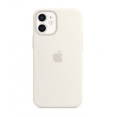 Чехол накладка Silicone Cover для Apple iPhone 12 Mini White