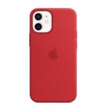 Чехол накладка Silicone Cover для Apple iPhone 12 Mini Red