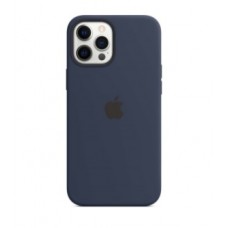 Чехол накладка Silicone Cover для Apple iPhone 12 Pro Max Linen Blue