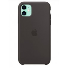 Чехол накладка Silicone Cover для Apple iPhone 11 Black