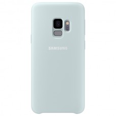 Чехол накладка Samsung Silicone Cover для Samsung Galaxy S9 Blue