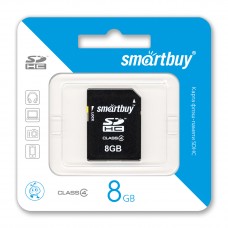 Карта памяти SDHC 8GB Smart Buy