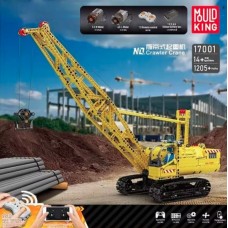 Конструктор MOULD KING 17001 Гусеничный кран на пульте управления