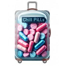 Чехол для чемодана размер M (22"-25") Chill Pills