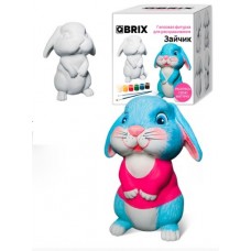 Гипсовая фигурка QBRIX для раскрашивания Зайчик
