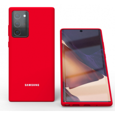 Чехол накладка Samsung Silicone Cover для Samsung Galaxу Note 20 Red