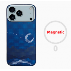 Кевларовый чехол для Apple iPhone 17 Blue Night