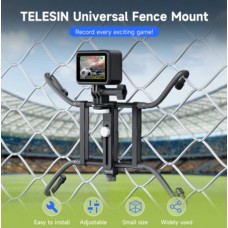 Регулируемое универсальное крепление Telesin на забор для экшн-камер/телефонов