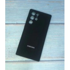 Чехол накладка Samsung Silicone Cover для Samsung Galaxy S23 Ultra Black