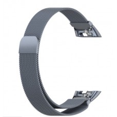 Металлический ремешок для Huawei Band 6 с магнитной застежкой Gray