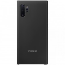 Чехол накладка Samsung Silicone Cover для Samsung Galaxу Note 10 Plus Black