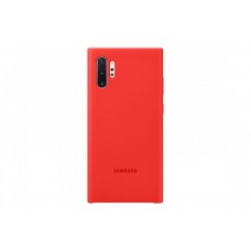 Чехол накладка Samsung Silicone Cover для Samsung Galaxу Note 10 Plus Red