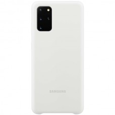 Чехол накладка Samsung Silicone Cover для Samsung Galaxy S20 Plus White